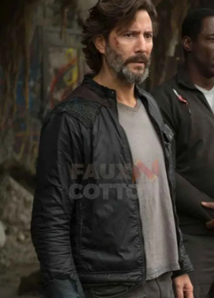 The 100 Henry Ian Cusick Leather Jacket