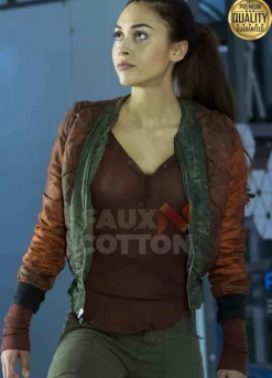 The 100 Lindsey Morgan Leather Jacket
