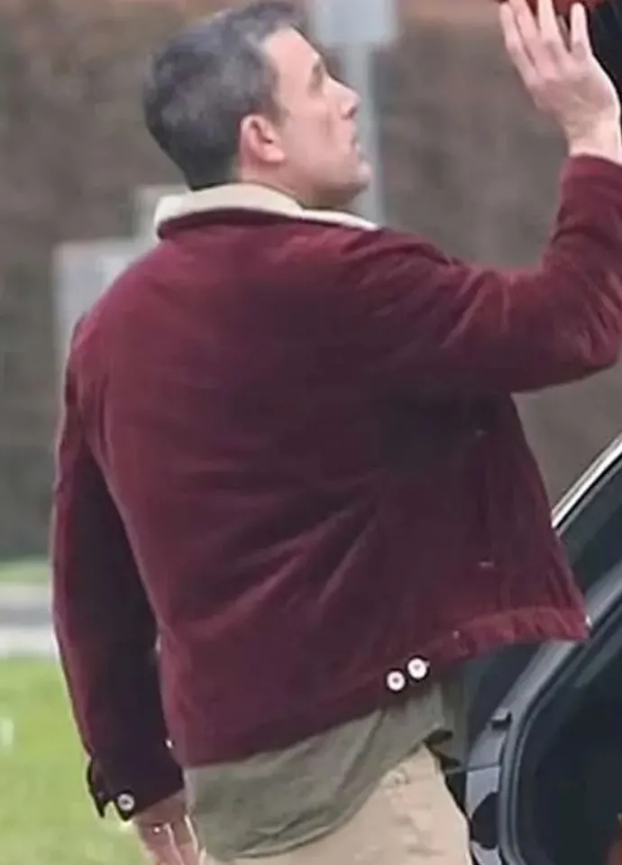 The Accountant 2 Ben Affleck Maroon Jacket