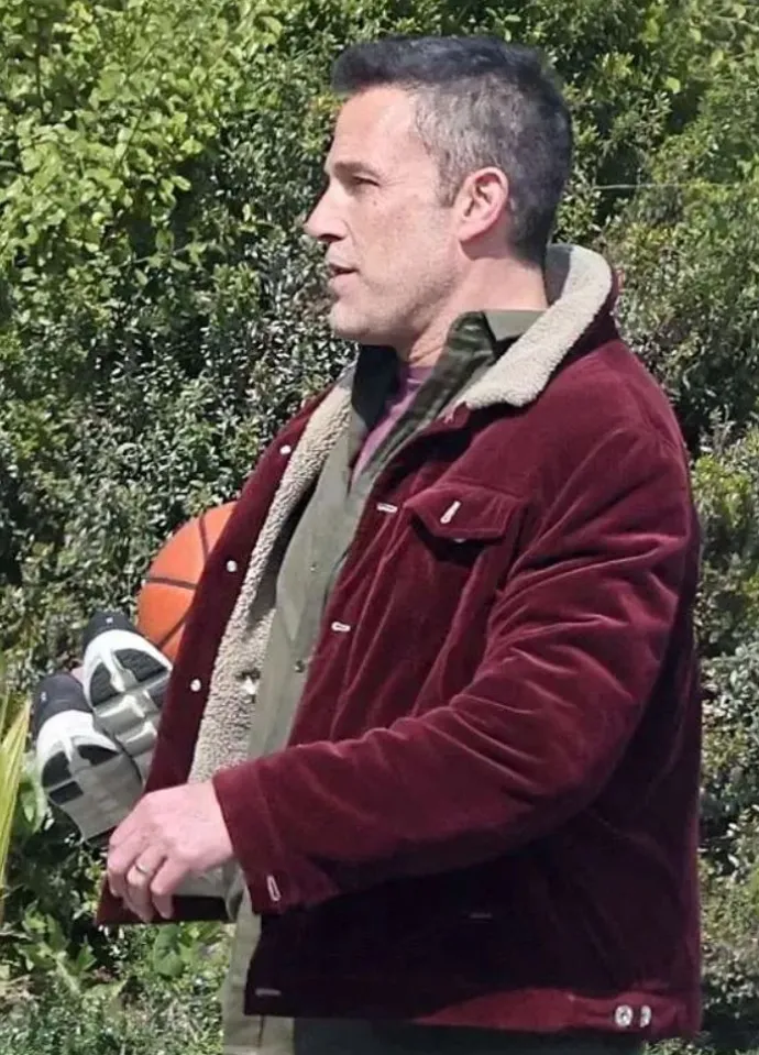 The Accountant 2 Ben Affleck Maroon Jacket
