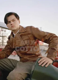 The Aviator Leonardo Dicaprio Brown Jacket