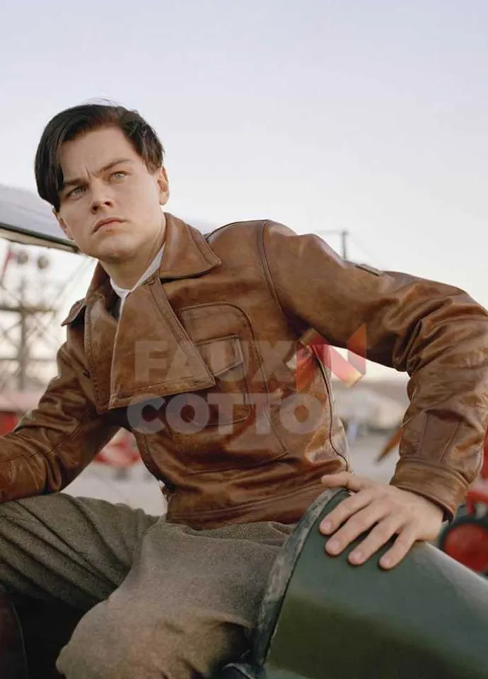 The Aviator Leonardo Dicaprio Brown Jacket