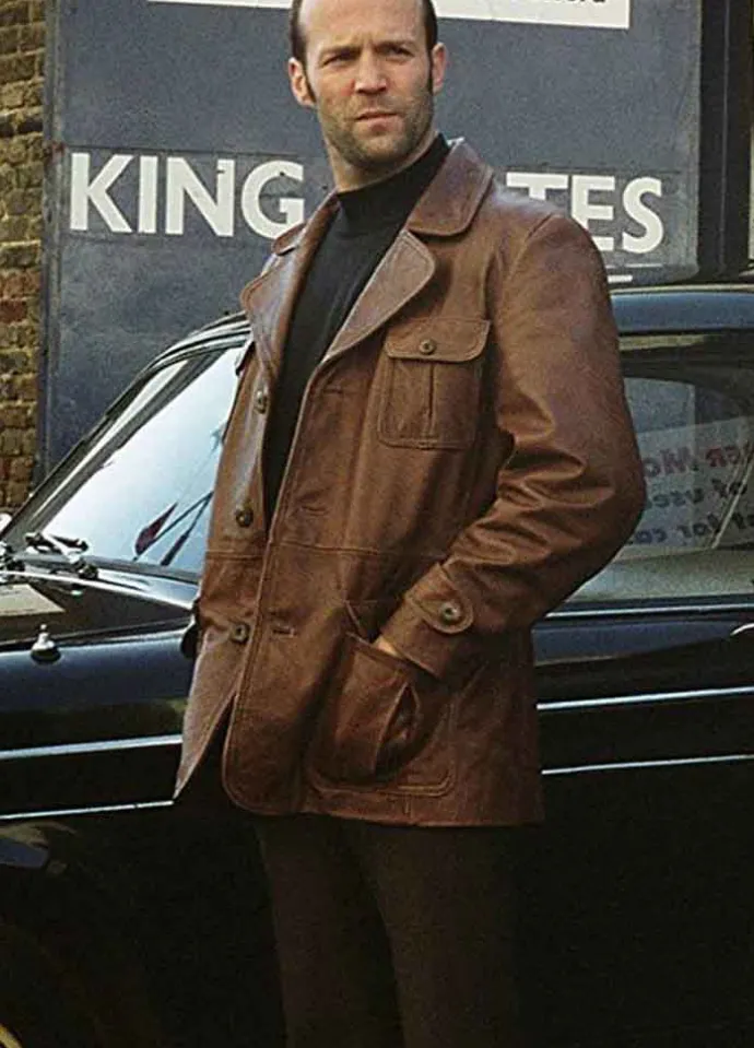 THE BANK JOB (TERRY LEATHER) JASON STATHAM LEATHER JACKET