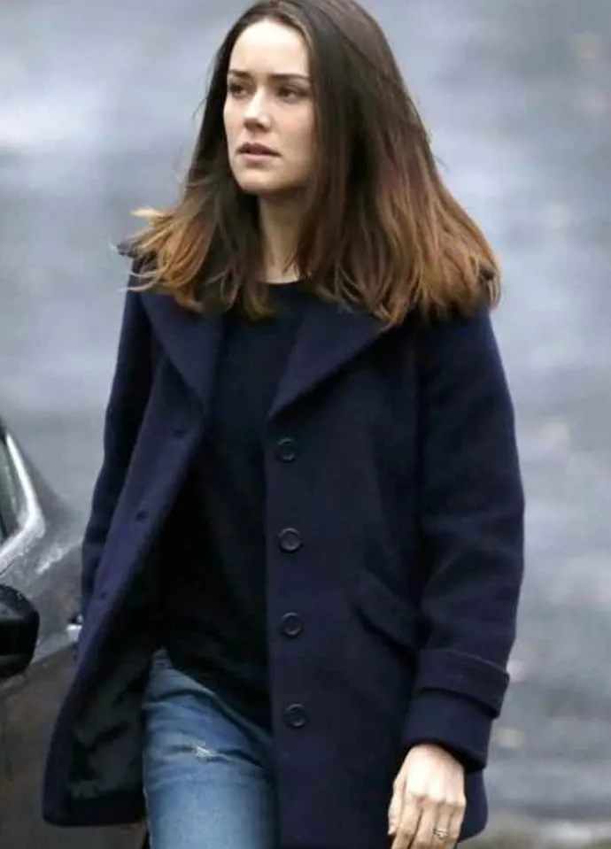 The Blacklist Elizabeth Keen Blue Wool Jacket