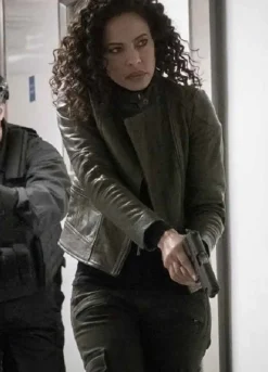 The Blacklist Redemption (Nez Rowan) Tawny Cypress Leather Jacket