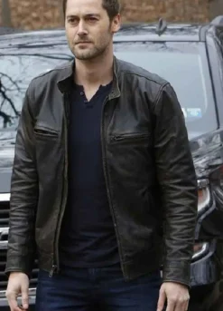 THE BLACKLIST RYAN EGGOLD LEATHER JACKET