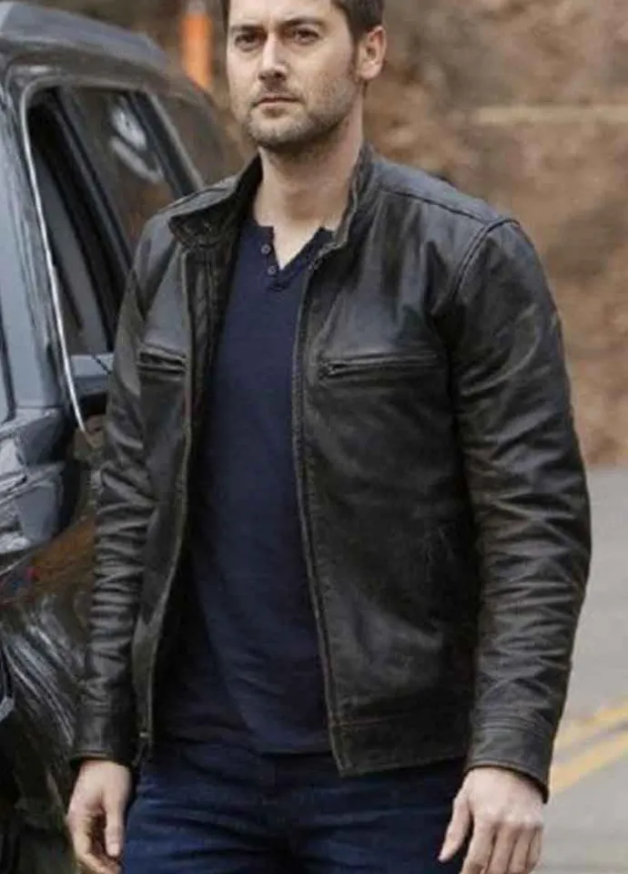THE BLACKLIST RYAN EGGOLD LEATHER JACKET
