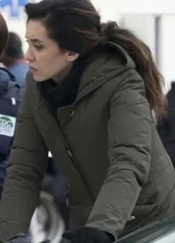 The Blacklist (Samar Navabi) Mozhan Marnò Green Cotton Jacket
