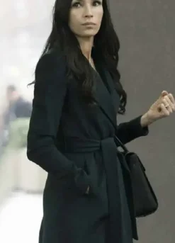 The Blacklist (Susan Hargrave) Famke Janssen Black Wool Coat