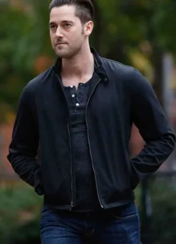 THE BLACKLIST (TOM KEEN) RYAN EGGOLD LEATHER JACKET