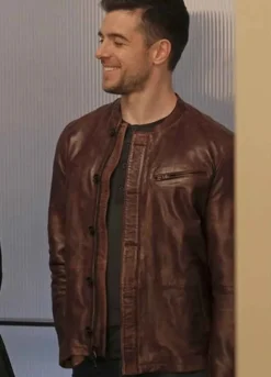 THE BOLD TYPE DAN JEANNOTTE BROWN JACKET