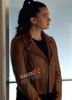 The Bold Type (Jane Sloan) Katie Stevens Brown Leather Jacket