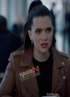The Bold Type (Jane Sloan) Katie Stevens Brown Leather Jacket