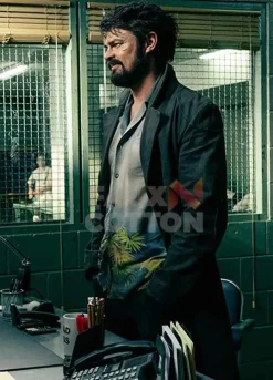 The Boys Karl Urban Black Coat