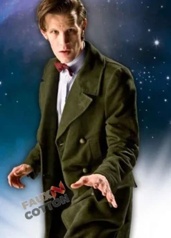 The Eleventh Hour (The Doctor) Matt Smith Green Cotton Jacket