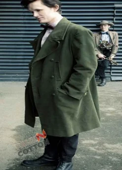 The Eleventh Hour (The Doctor) Matt Smith Green Cotton Jacket