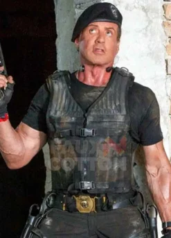 The Expendables 3 Sylvester Stallone Leather Vest