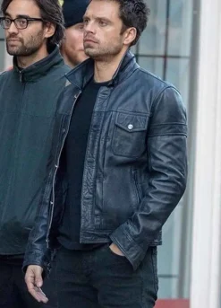 THE FALCON AND THE WINTER SOLDIER (BUCKY BARNES) SEBASTIAN STAN BLACK JACKET