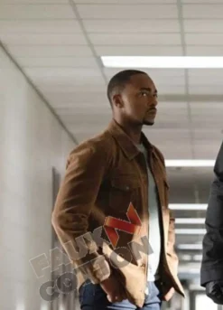 The Falcon and the Winter Soldier Anthony Mackie (Sam Wilson) Brown Jacket