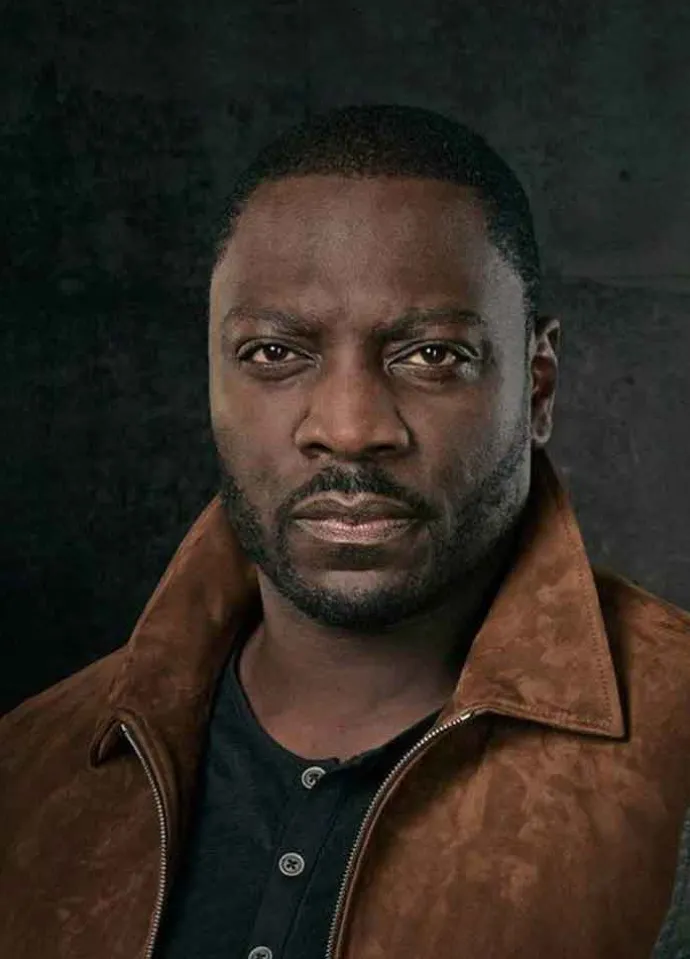 THE FIX (SEVVY JOHNSON) ADEWALE AKINNUOYE-AGBAJE BROWN JACKET
