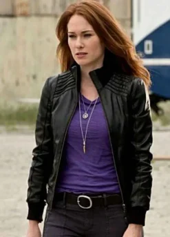 The Flash (Bette Sans Souci) Kelly Frye Leather Jacket
