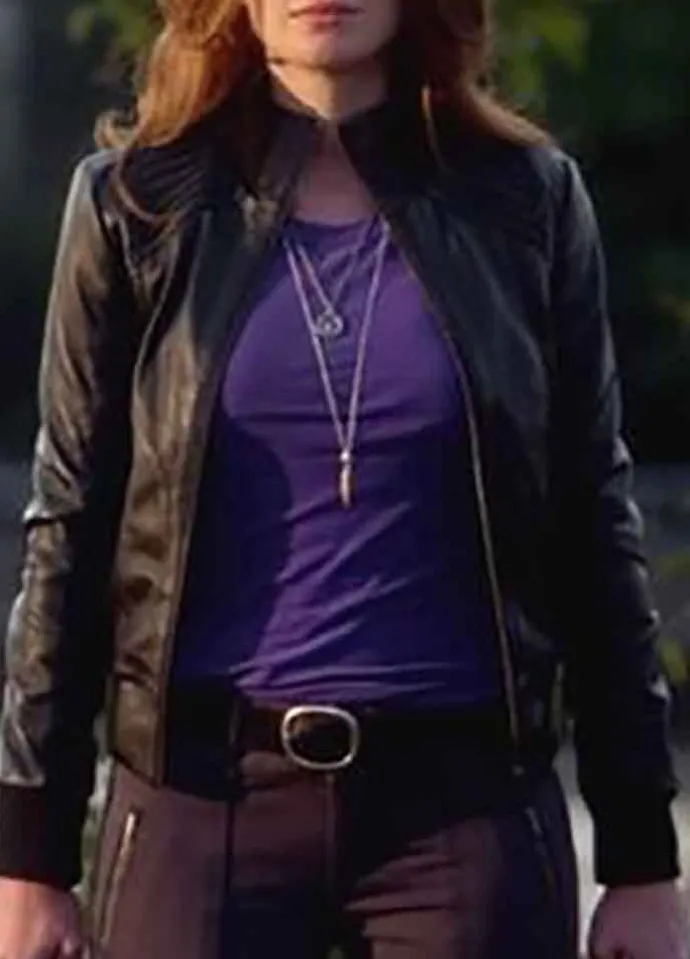 The Flash (Bette Sans Souci) Kelly Frye Leather Jacket