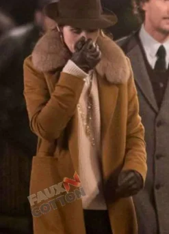 The Gentlemen Michelle Dockery (Rosalind Pearson) Brown Coat