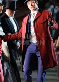 The Greatest Showman Hugh Jackman Red Coat