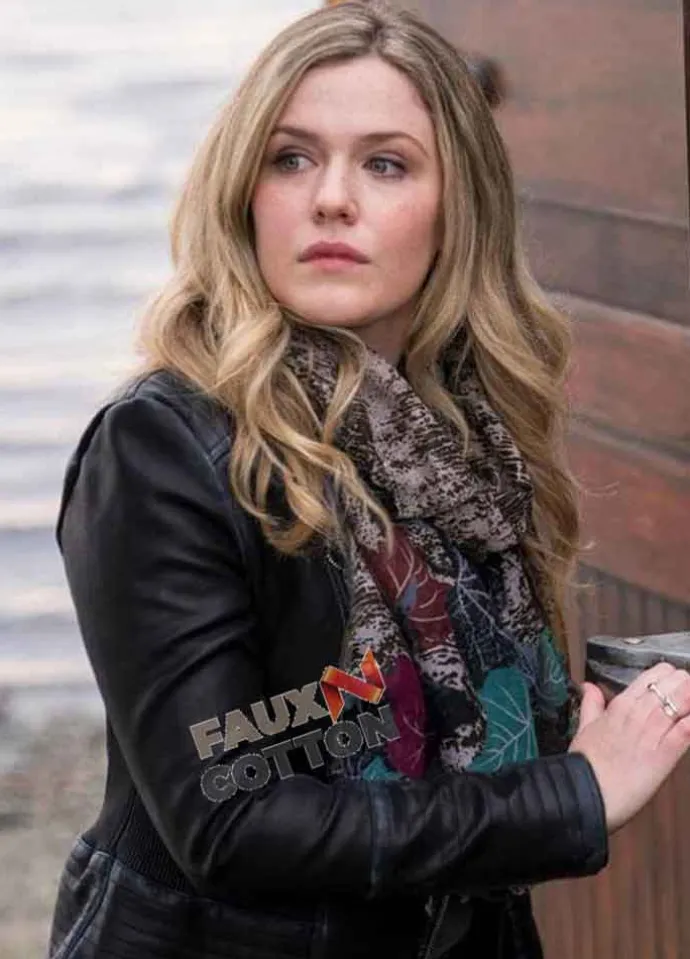 The Inbetween (Cassie Bishop) Harriet Dyer Black Leather Jacket