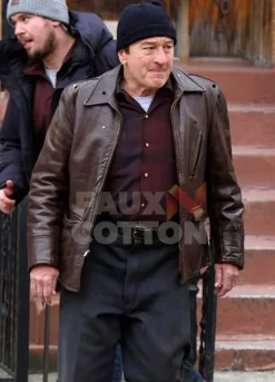 The Irishman Robert De Niro Brown Jacket