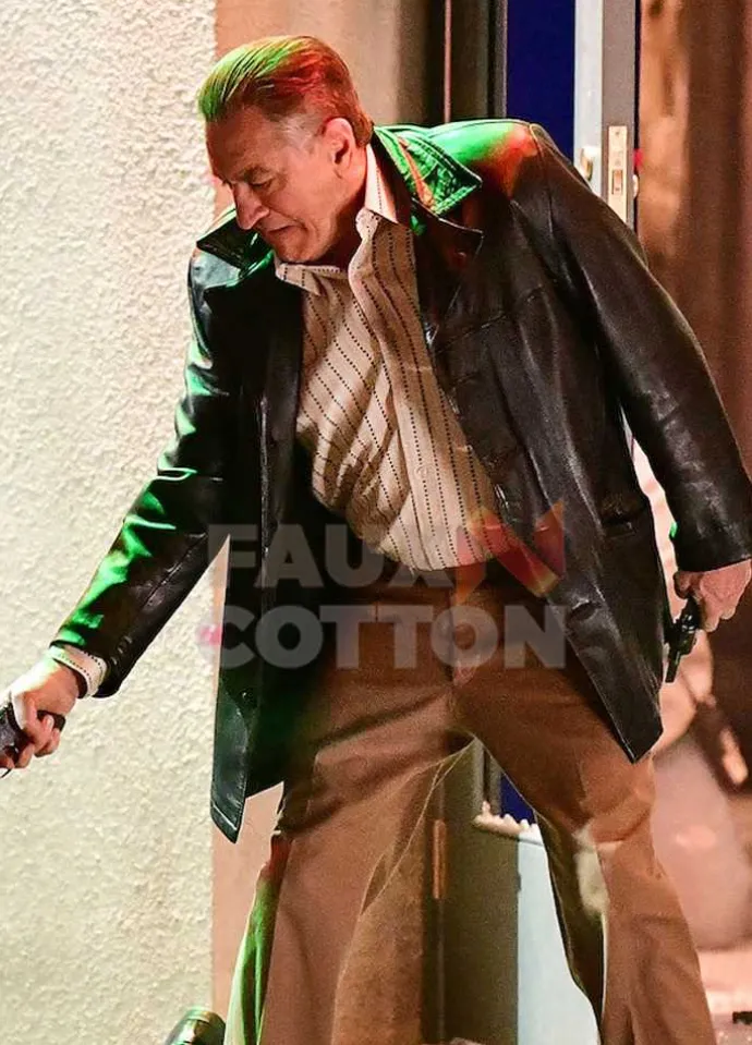 The Irishman Robert De Niro Brown Jacket