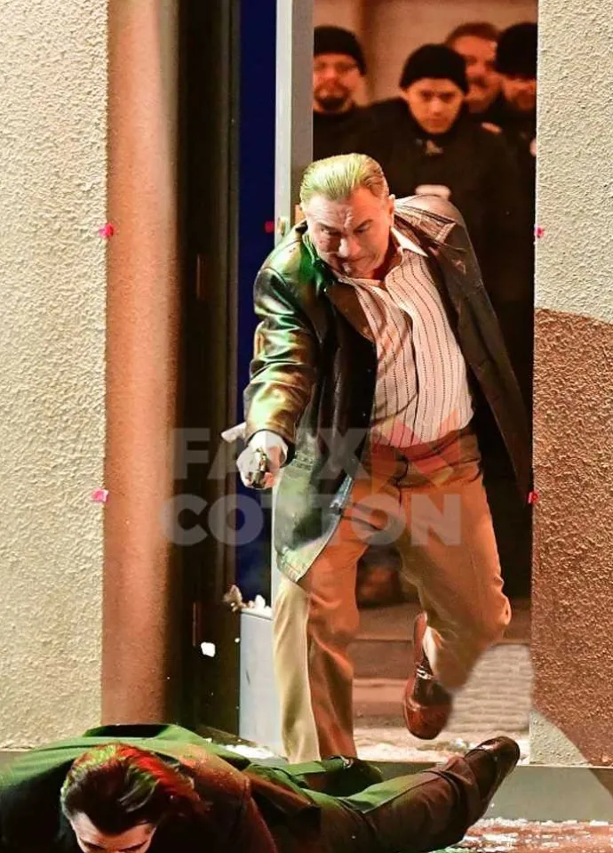 The Irishman Robert De Niro Brown Jacket