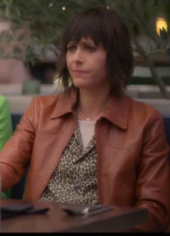 THE L WORD GENERATION Q (SHANE MCCUTCHEON) KATHERINE MOENNIG LEATHER JACKET