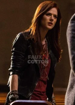 The Last Witch Hunter Rose Leslie (Chloe) Motorcycle Jacket