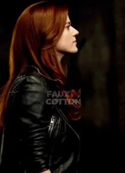 The Last Witch Hunter Rose Leslie (Chloe) Motorcycle Jacket