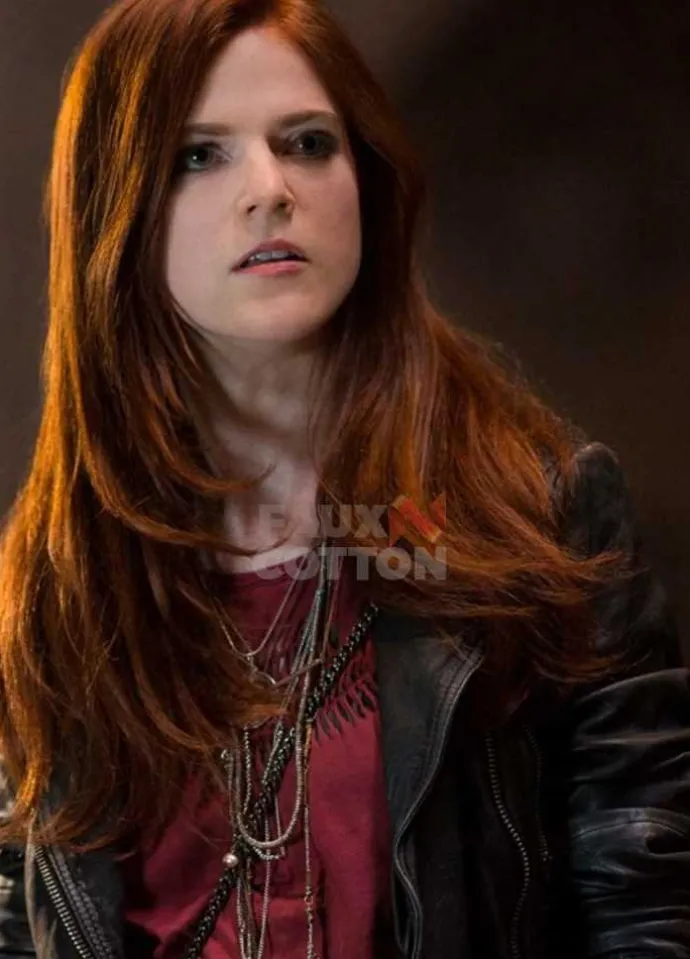 The Last Witch Hunter Rose Leslie (Chloe) Motorcycle Jacket