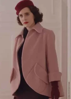 THE MARVELOUS MRS. MAISEL (MIRIAM) RACHEL BROSNAHAN PINK WOOL JACKET