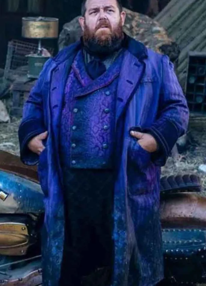 The Nevers Declan Orrun Purple Trench Coat