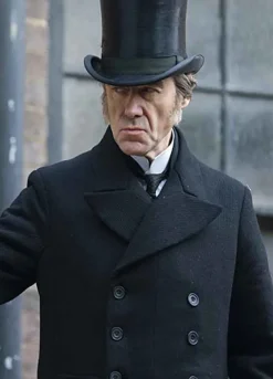 The Nevers Lord Massen Black Wool Coat