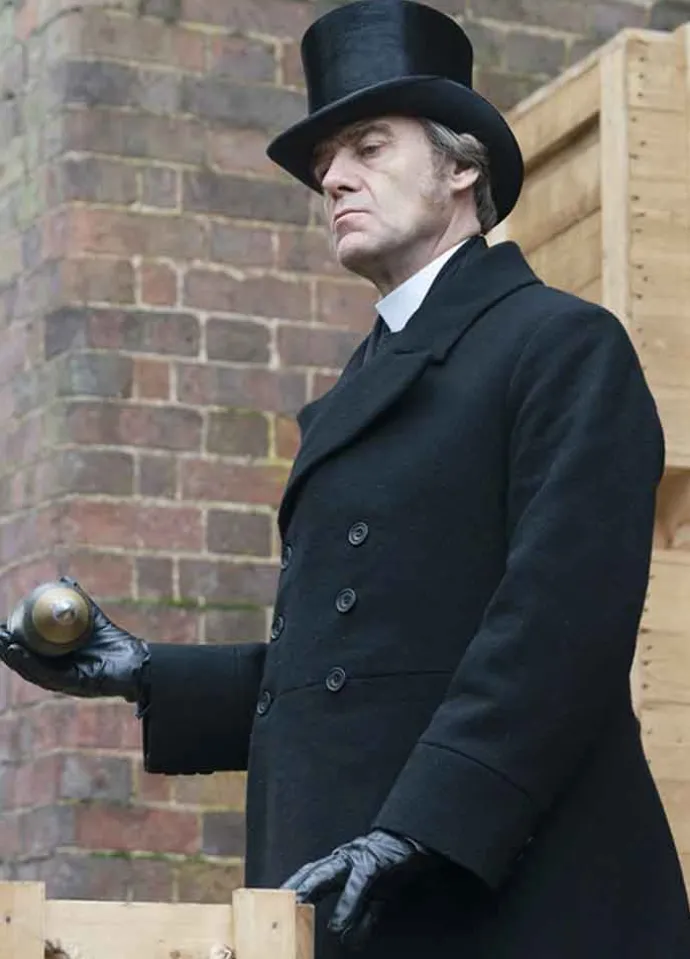 The Nevers Lord Massen Black Wool Coat