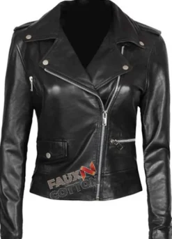 The Nowhere Inn (Carrie Brownstein) Black Leather Jacket