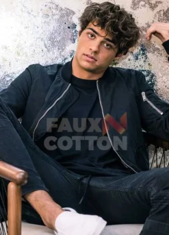 The Perfect Date Noah Centineo Cotton Bomber Jacket