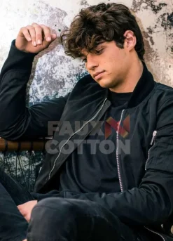 The Perfect Date Noah Centineo Cotton Bomber Jacket