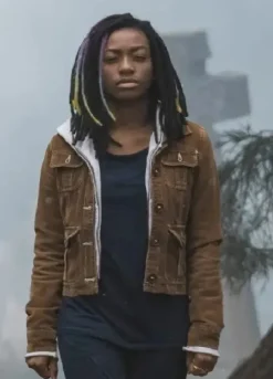 The Sandman 2022 Kirby Howell-Baptiste (Death) Brown Jacket