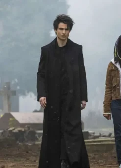 The Sandman SO2 Tom Sturridge (Dream) Black Trench Coat