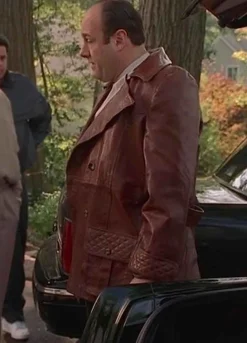 THE SOPRANOS S02 (TONY SOPRANO) JAMES GANDOLFINI LEATHER COAT