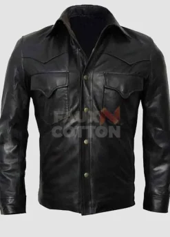 The Walking Dead David Morrissey Leather Jacket