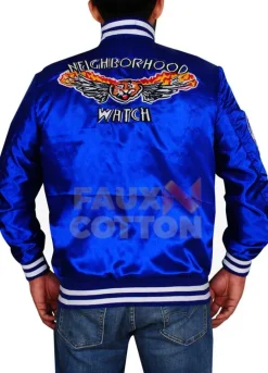 The Watch Ben Stiller Satin Bomber Jacket