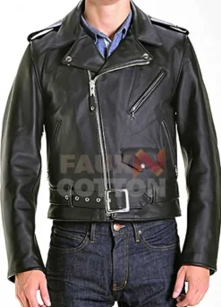 The Wild One Marlon Brando Leather Jacket