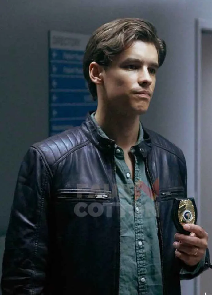 Titans Brenton Thwaites Black Leather Jacket